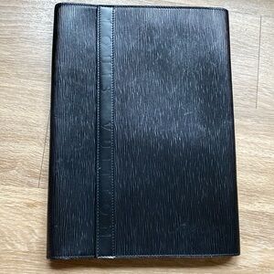 Circa 1995 Louis Vuitton large folio clutch.